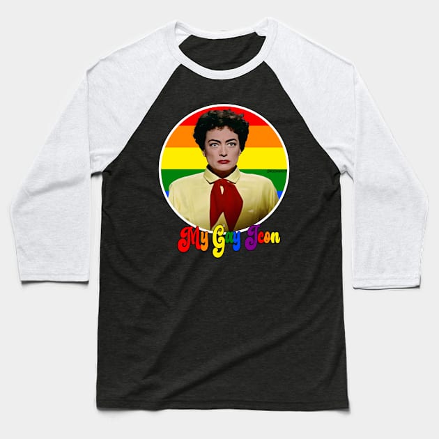My Gay Icon Baseball T-Shirt by Camp.o.rama